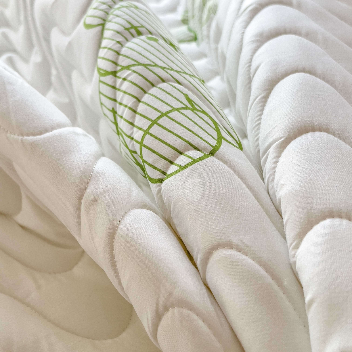 91家纺网 家纺一手货源 找家纺 希廷顿 2026新款印花夹棉防水床垫 熊本熊