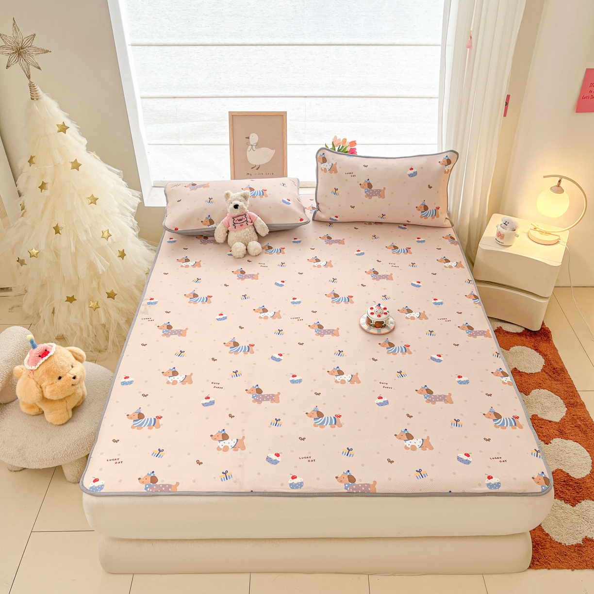 91家纺网 家纺一手货源 找家纺 川悦生活 2026新款凉感冰丝席大床小阪冰丝凉席 席可乐腊肠