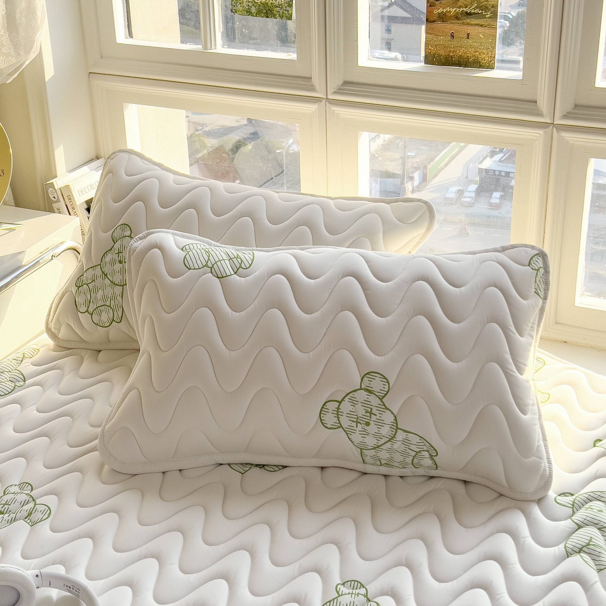 91家纺网 家纺一手货源 找家纺 （总）希廷顿 2026新款印花夹棉枕套单枕套枕套单件