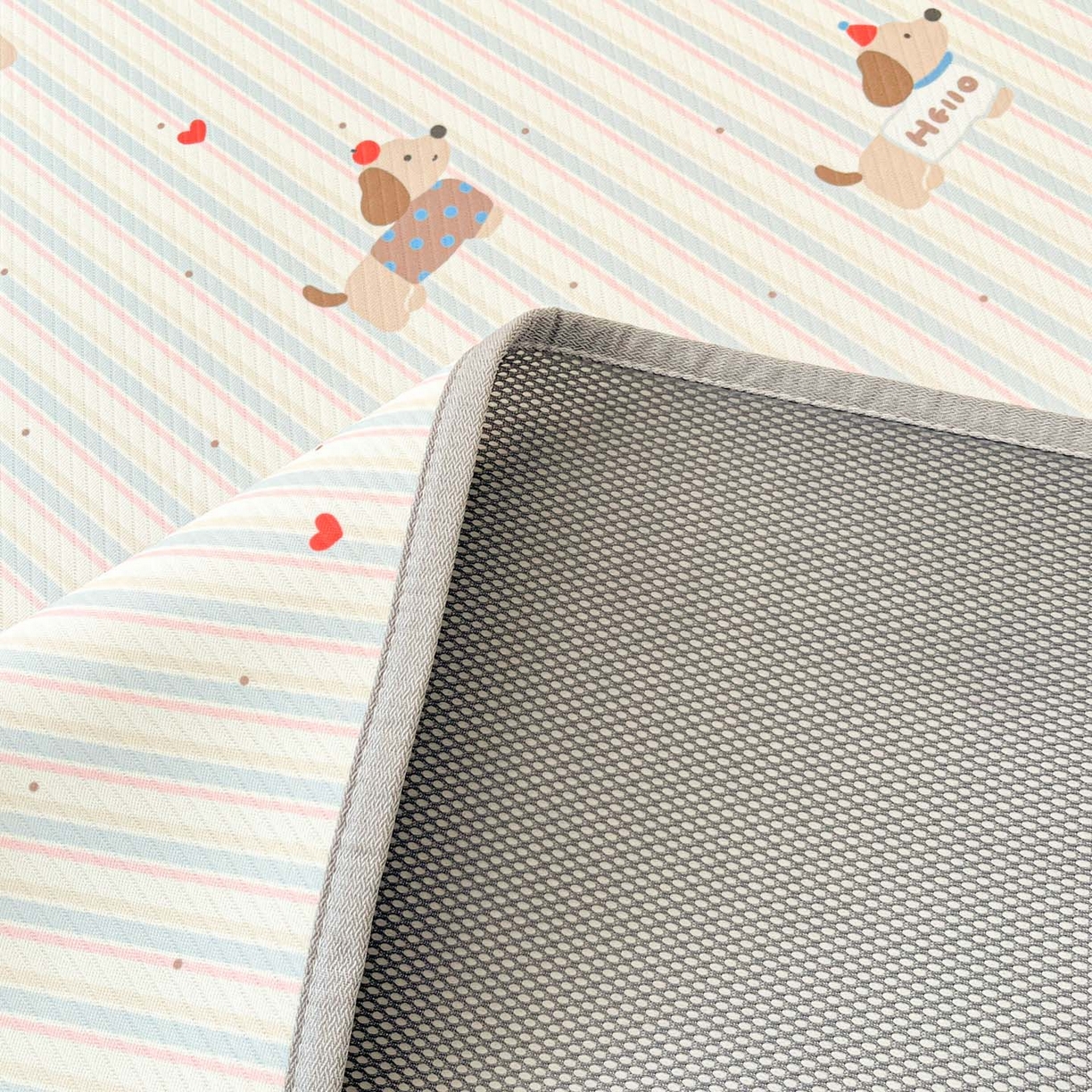 91家纺网 家纺一手货源 找家纺 川悦生活 2026新款凉感冰丝席大床小阪冰丝凉席 席腊肠甜心