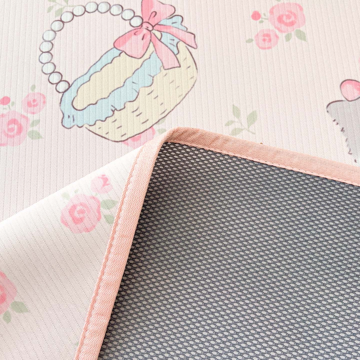 91家纺网 家纺一手货源 找家纺 川悦生活 2026新款凉感冰丝席大床小阪冰丝凉席 席喵萝花园