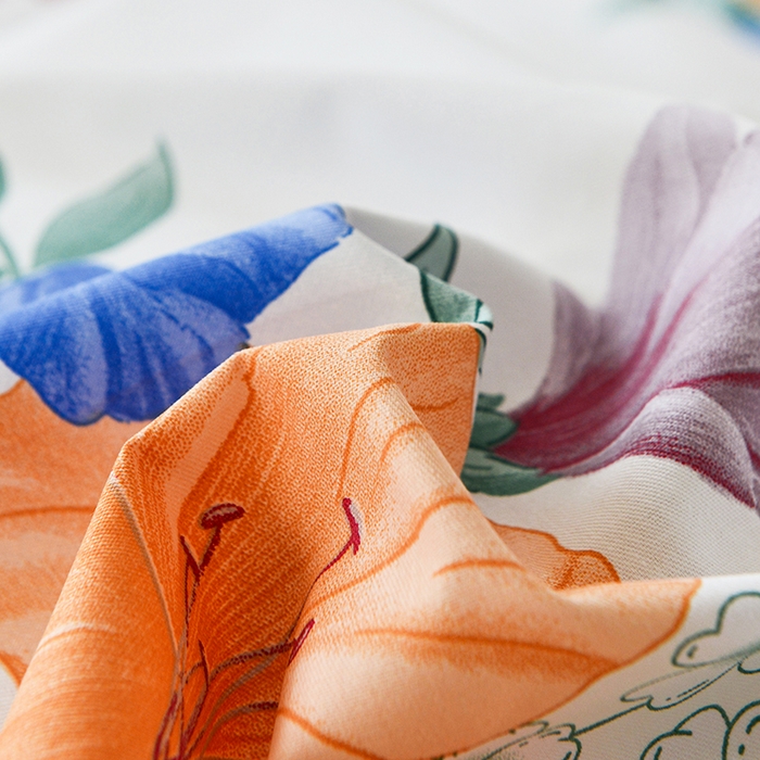 91家纺网 家纺一手货源 找家纺 登登 2024新款直播爆款清新风纯棉全棉三四件套 花样年华