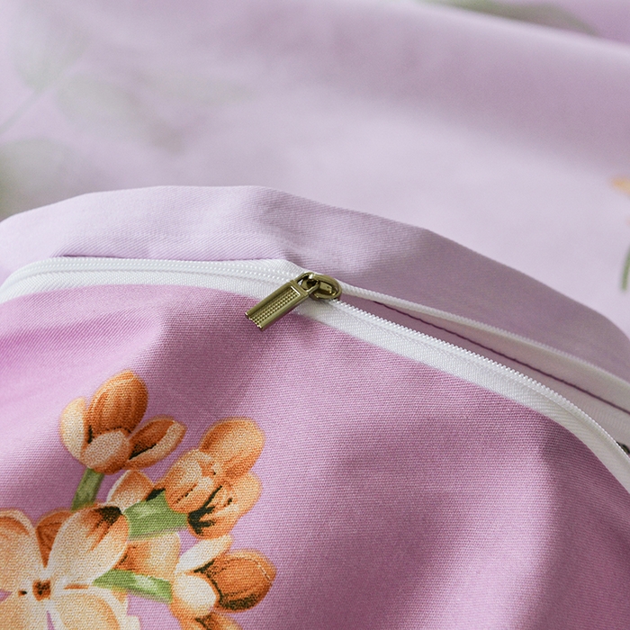 91家纺网 家纺一手货源 找家纺 登登 2024新款直播爆款清新风纯棉全棉三四件套 丽芙