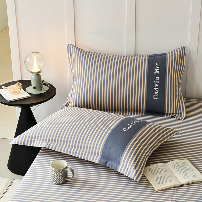 91家纺网 家纺一手货源 找家纺 登登 2024新款直播爆款清新风纯棉全棉三四件套 慢生活