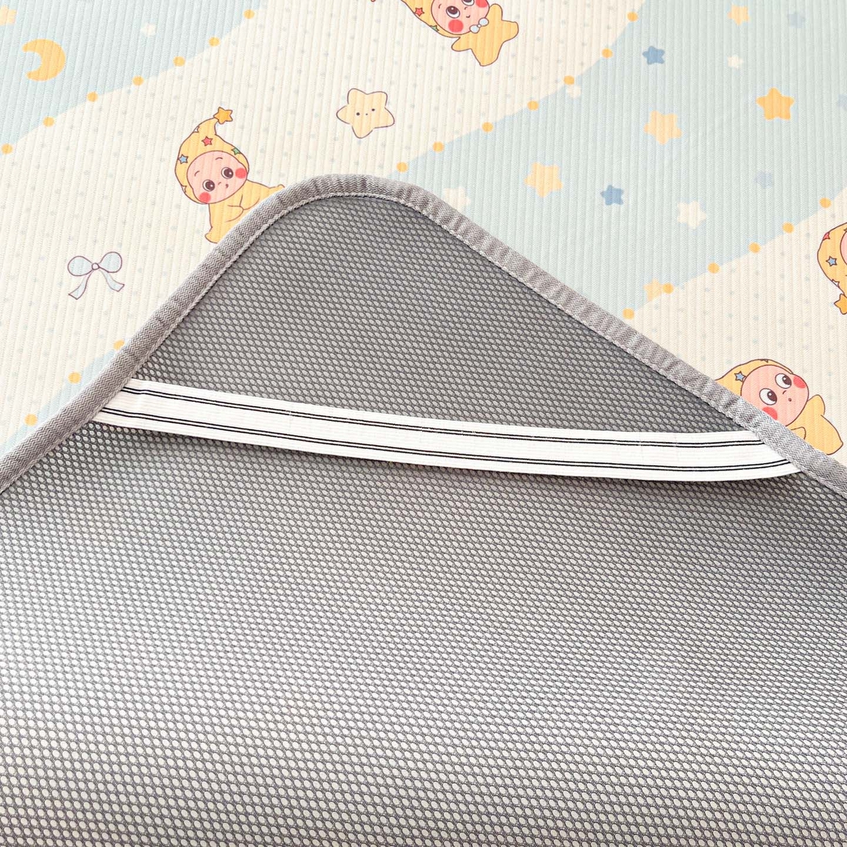 91家纺网 家纺一手货源 找家纺 川悦生活 2026新款凉感冰丝席大床小阪冰丝凉席 席数星星