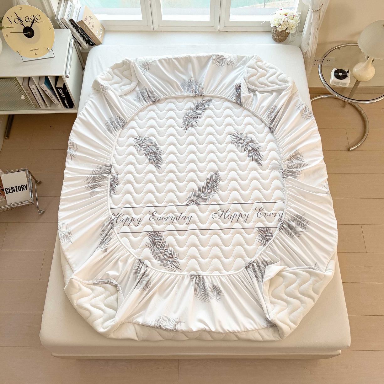 91家纺网 家纺一手货源 找家纺 希廷顿 2026新款印花夹棉防水床笠单床笠床笠单件 梦幻森林