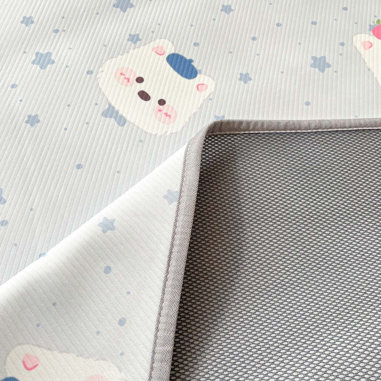 91家纺网 家纺一手货源 找家纺 川悦生活 2026新款凉感冰丝席大床小阪冰丝凉席 席星星西高地