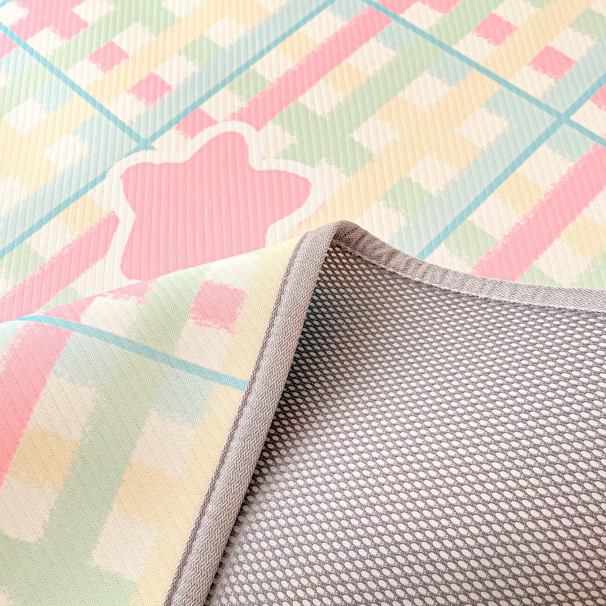 91家纺网 家纺一手货源 找家纺 川悦生活 2026新款凉感冰丝席大床小阪冰丝凉席 席杏仁小星星