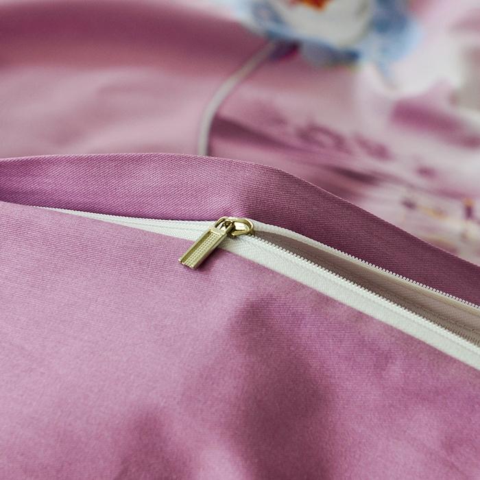 91家纺网 家纺一手货源 找家纺 登登 2024新款直播爆款清新风纯棉全棉三四件套 宁静