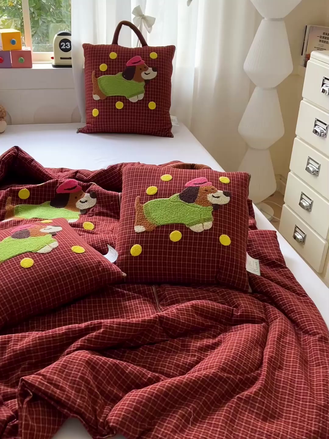 91家纺网 家纺一手货源 找家纺 （总）古本家居 2026新款全棉毛巾绣帽子狗抱枕被系列