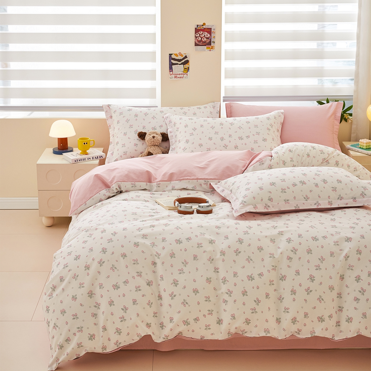 91家纺网 家纺一手货源 找家纺 （总）元元家居（元元被业） 2026新款全棉纯棉13372印花两用夏被夏凉被空调被四件套