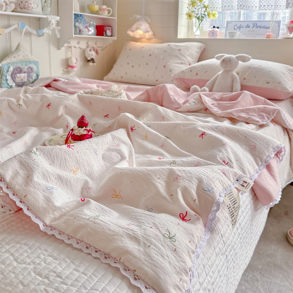 91家纺网 家纺一手货源 找家纺 （总）名兮家居 2026新款亲肤A类皱皱纱夏被夏凉被空调被