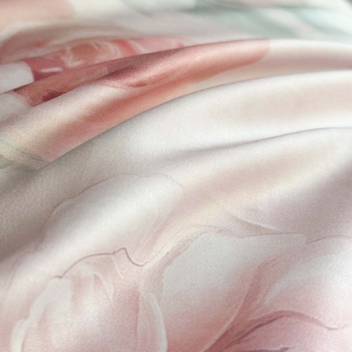 91家纺网 家纺一手货源 找家纺 （总）芯丝路家纺 2026新款天丝棉数码印花四件套（双拼角工艺款）