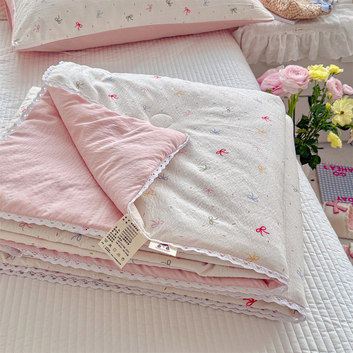 91家纺网 家纺一手货源 找家纺 （总）名兮家居 2026新款亲肤A类皱皱纱夏被夏凉被空调被