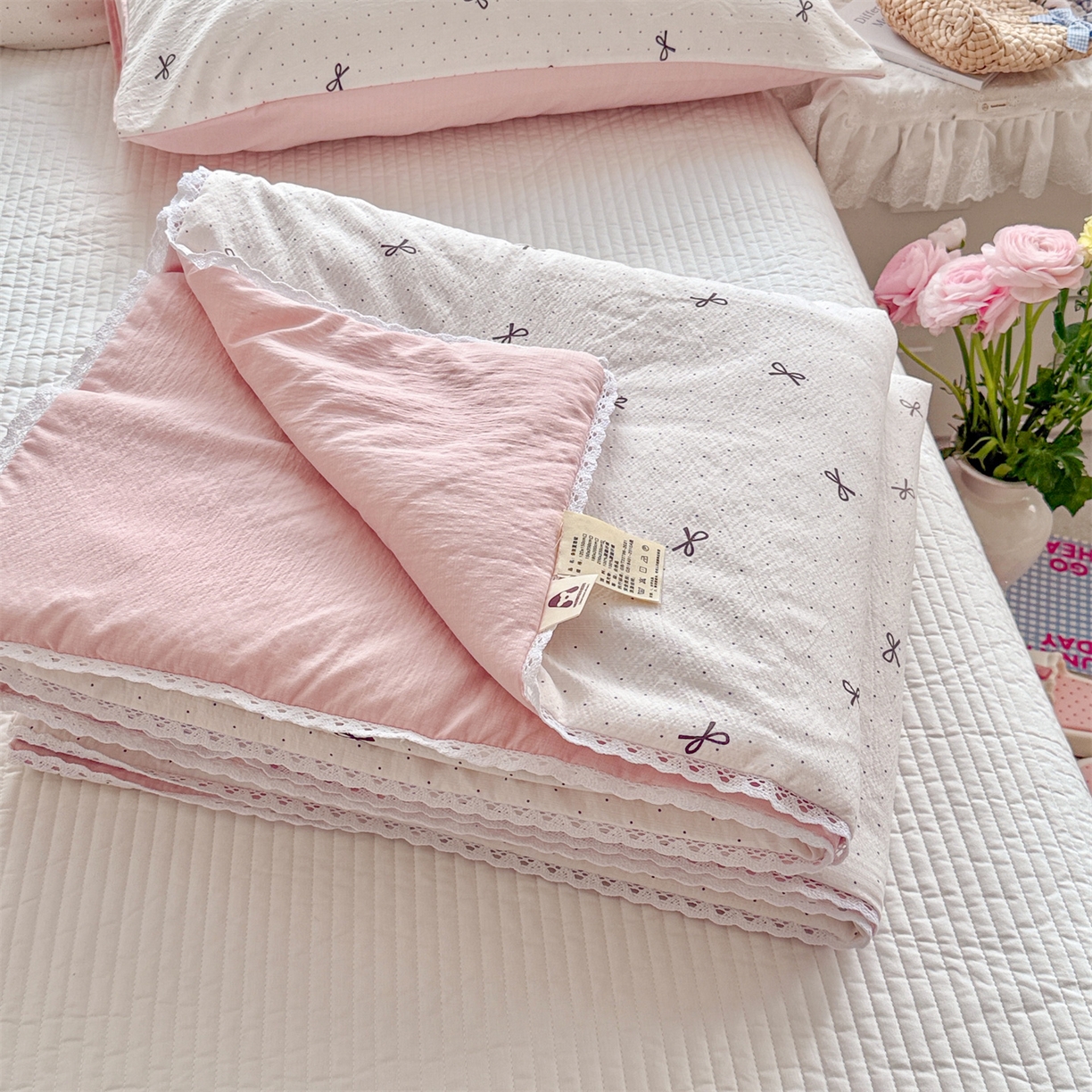 91家纺网 家纺一手货源 找家纺 （总）名兮家居 2026新款亲肤A类皱皱纱夏被夏凉被空调被