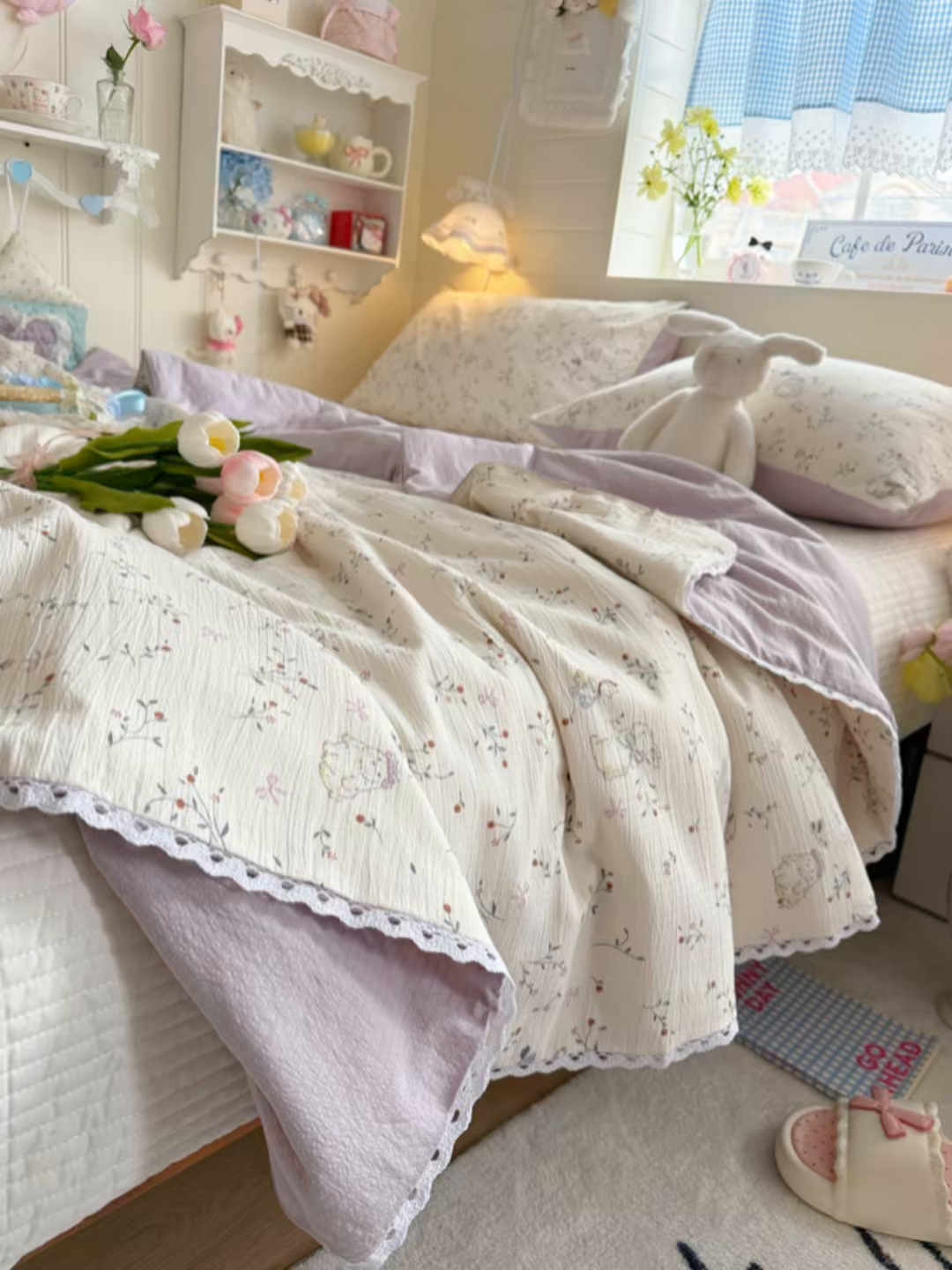 91家纺网 家纺一手货源 找家纺 名兮家居 2026新款亲肤A类皱皱纱夏被夏凉被空调被 蜜芽兔