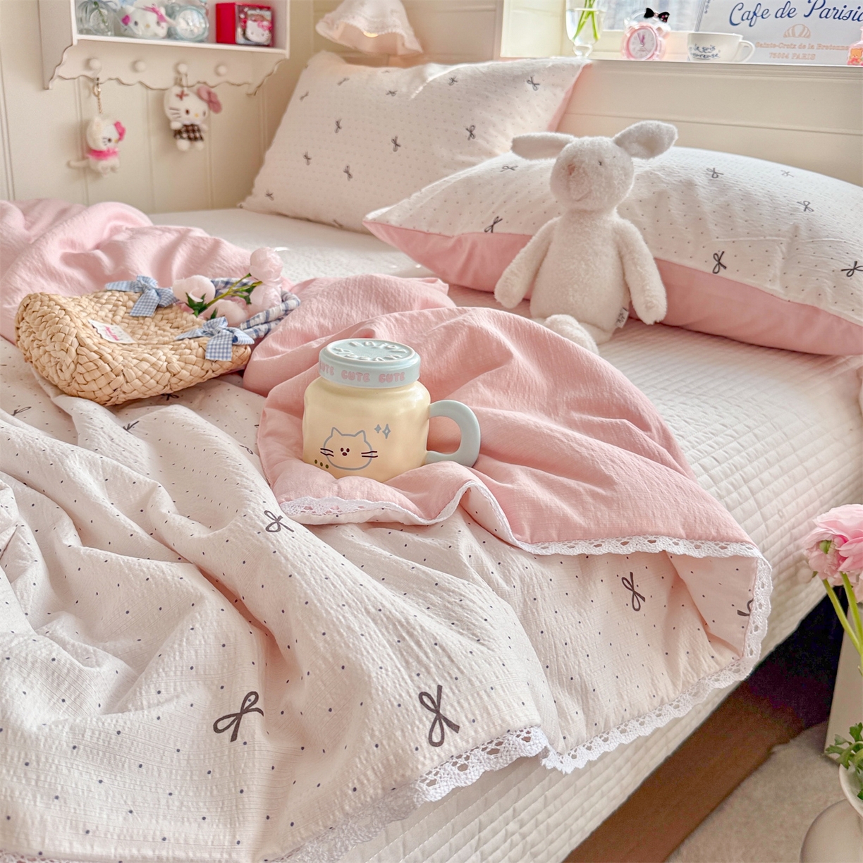 91家纺网 家纺一手货源 找家纺 名兮家居 2026新款亲肤A类皱皱纱夏被夏凉被空调被 时光结