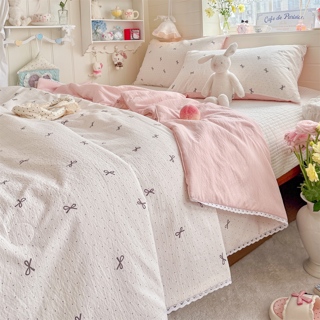 91家纺网 家纺一手货源 找家纺 名兮家居 2026新款亲肤A类皱皱纱夏被夏凉被空调被 时光结