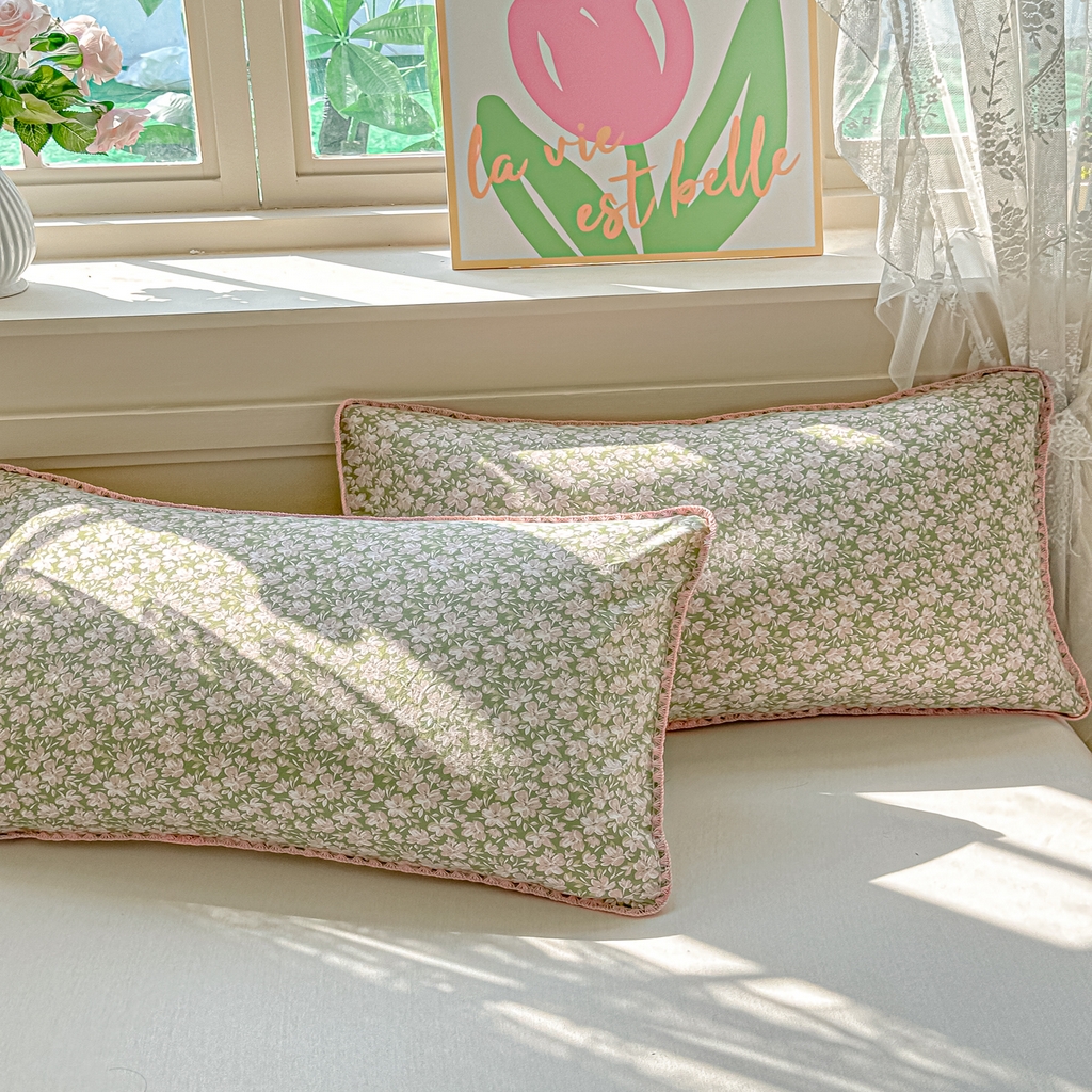 91家纺网 家纺一手货源 找家纺 圣尔雅家纺 2026新款印花夏被小碎花贝壳绣皱皱棉夏凉被空调被 山野间