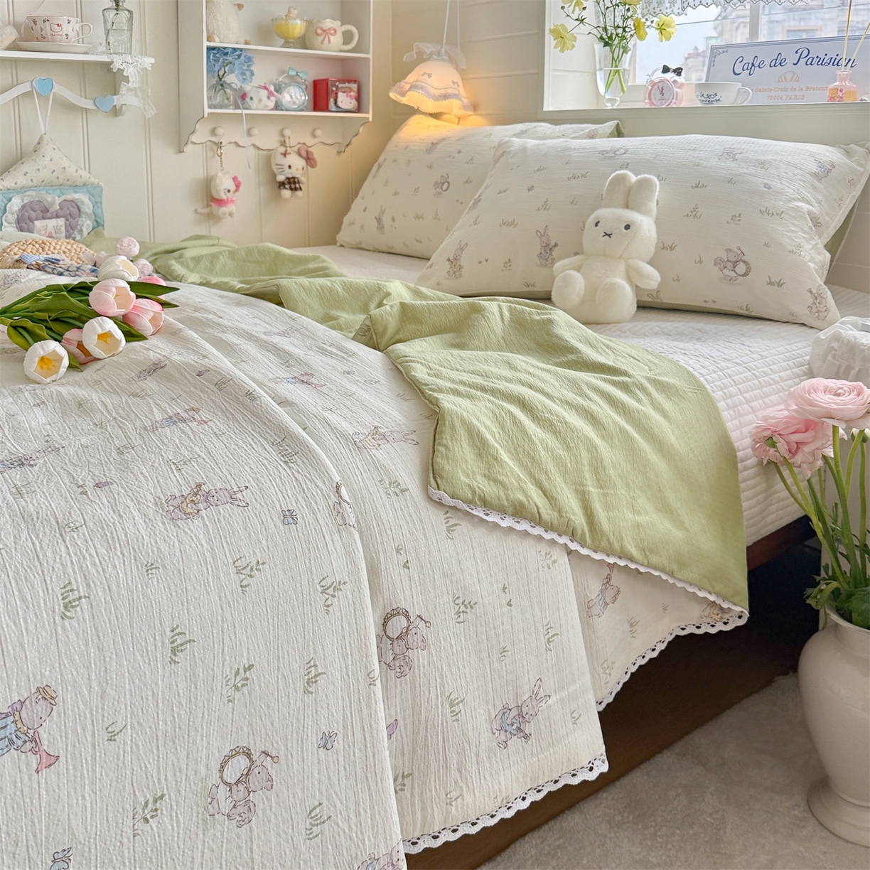 91家纺网 家纺一手货源 找家纺 名兮家居 2026新款亲肤A类皱皱纱夏被夏凉被空调被 音乐家