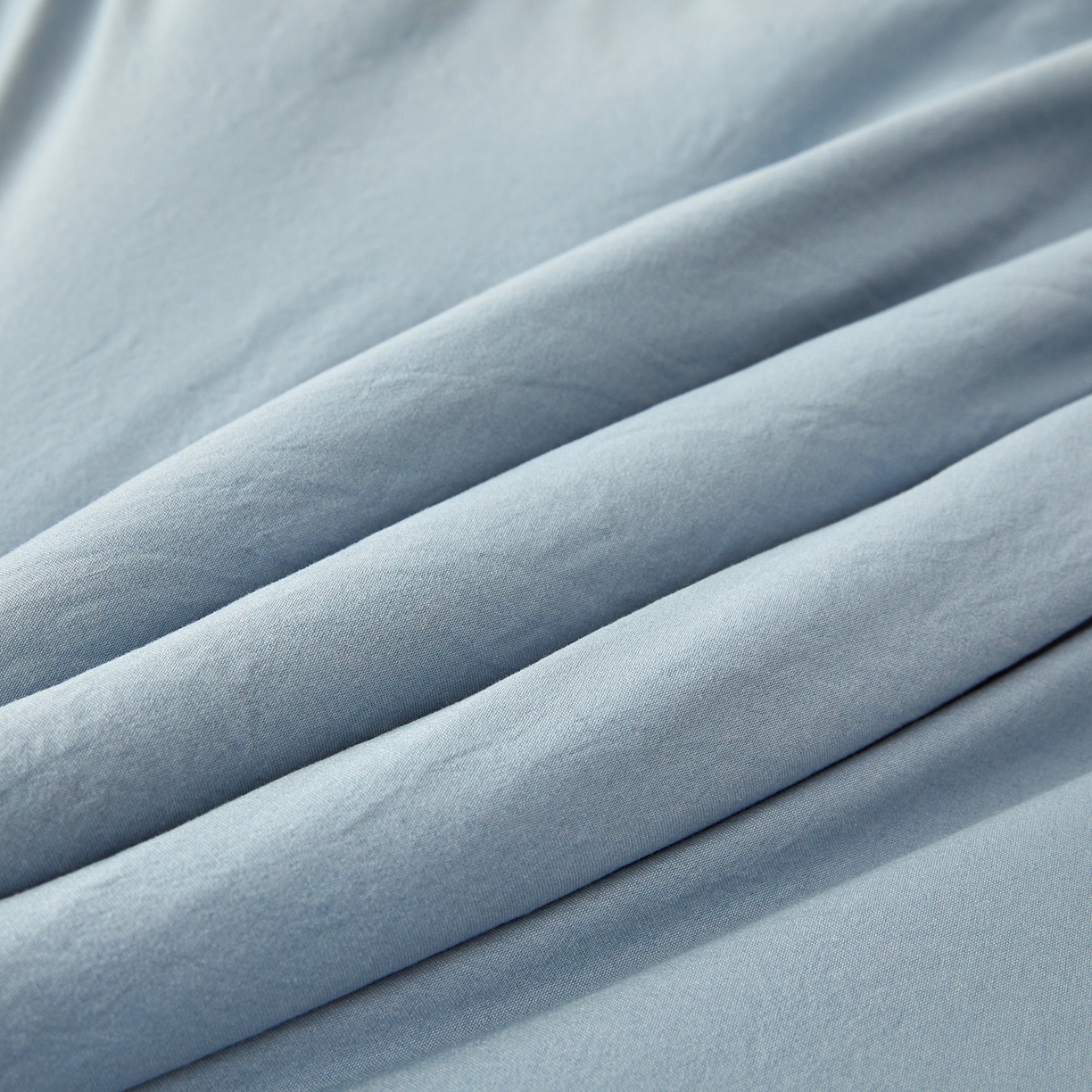 91家纺网 家纺一手货源 找家纺 鸣创 2026新款棉花夏被无印风100%新疆棉花夏凉被手包边空调被 新疆棉-蓝色