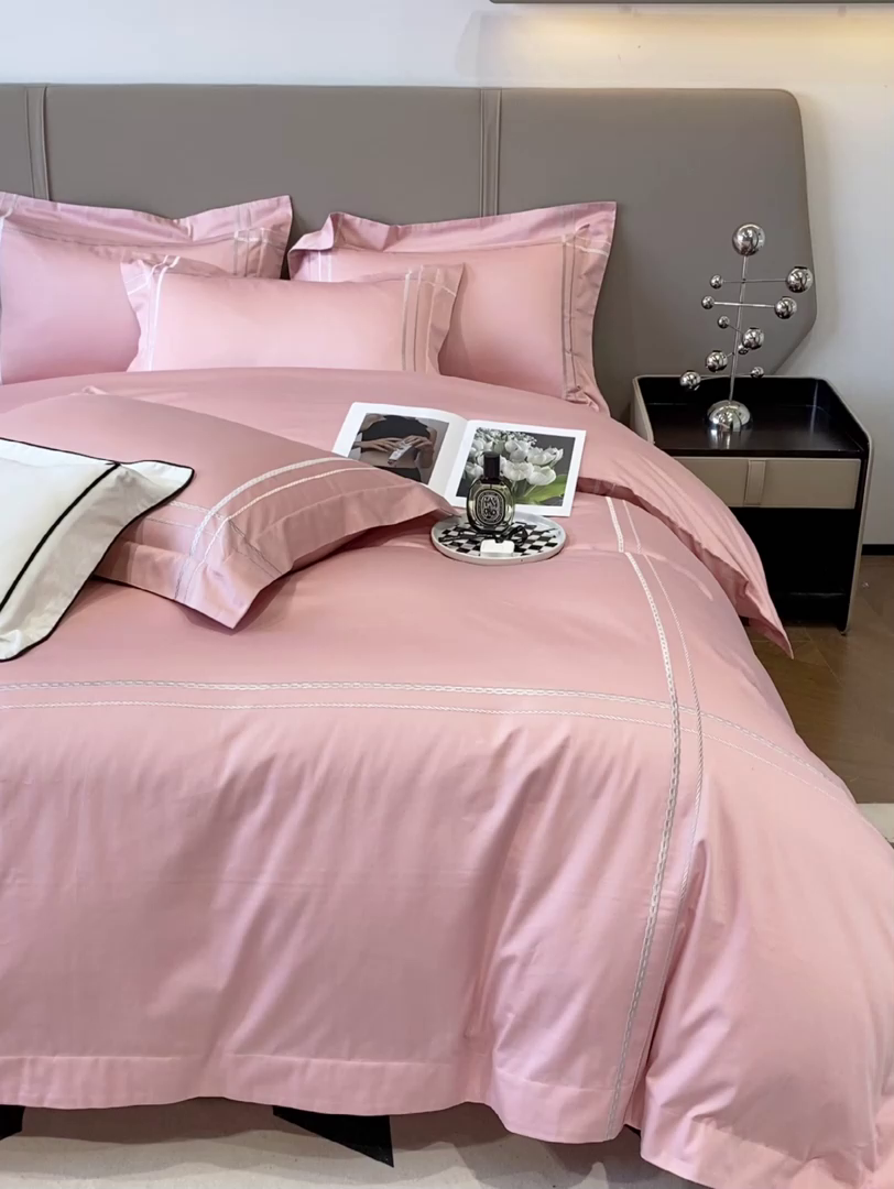 91家纺网 家纺一手货源 找家纺 （总）家居1号家纺 2026新款50双股100支长绒棉四件套-巴黎