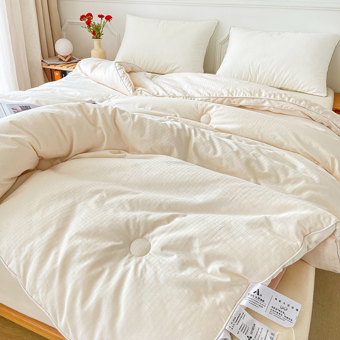 91家纺网 家纺一手货源 找家纺 （总）锦尚坊被芯馆 2026新款大提花全棉21%大豆被纯棉立体双边被子春秋被加厚冬被夏被直播包质检