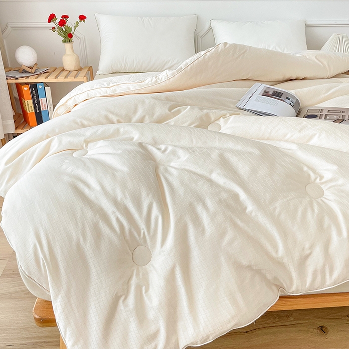 91家纺网 家纺一手货源 找家纺 （总）锦尚坊被芯馆 2026新款大提花全棉21%大豆被纯棉立体双边被子春秋被加厚冬被夏被直播包质检