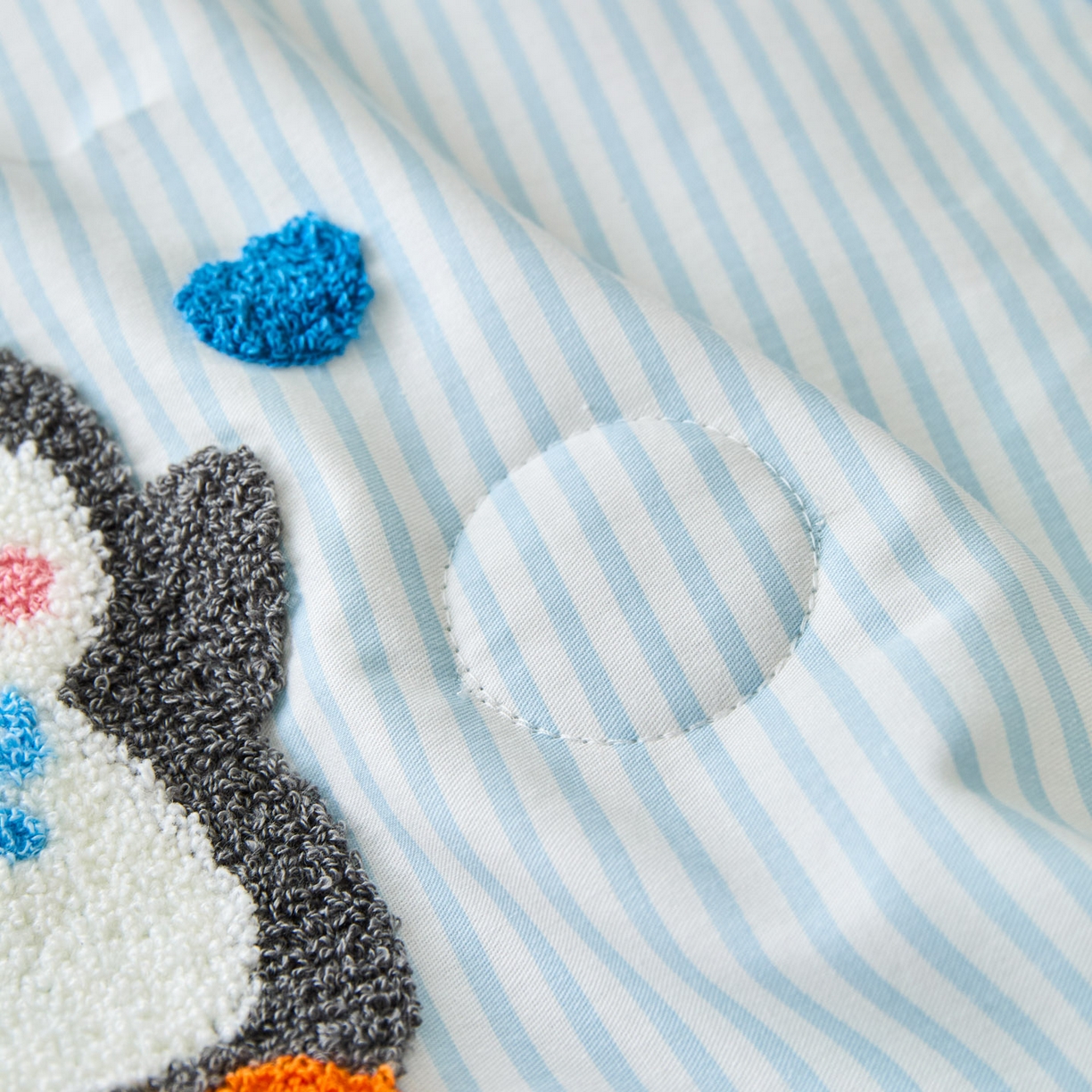 91家纺网 家纺一手货源 找家纺 倾慕家纺 2026新款全棉卡通毛巾绣系列夏被 夏被欢乐企鹅