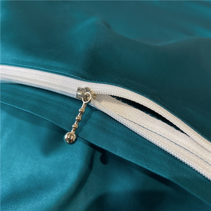 91家纺网 家纺一手货源 找家纺 家居1号家纺 2026新款50双股100支长绒棉四件套-巴黎 巴黎-墨绿