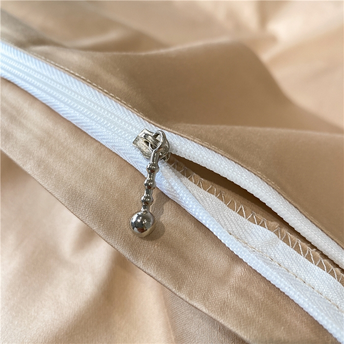 91家纺网 家纺一手货源 找家纺 家居1号家纺 2026新款50双股100支长绒棉四件套-巴黎 巴黎-香槟金