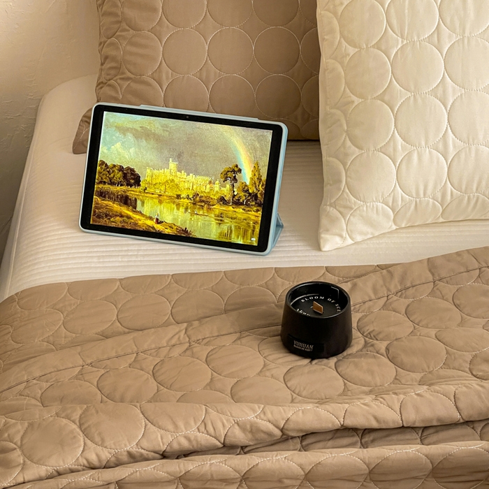 91家纺网 家纺一手货源 找家纺 橙子家居   2026年新款韩系云朵泡芙纯色水洗棉花床盖三件套 云朵泡芙-焦糖色