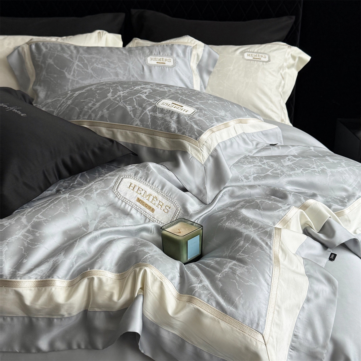 91家纺网 家纺一手货源 找家纺 （总）馨蕊家居 2026新款100s高定高精密刺绣全棉四件套-云瑾【淘宝 / 劵后控价：不低于 338/358】