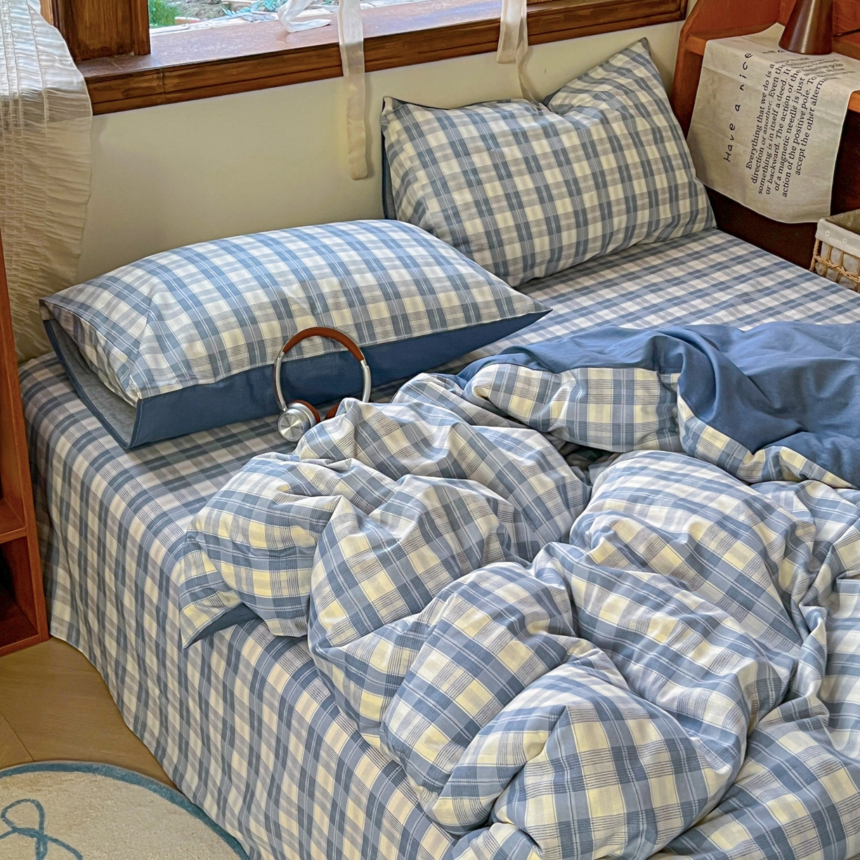 91家纺网 家纺一手货源 找家纺 简约家纺 2026新款全棉斜纹12868四件套系列 格雅