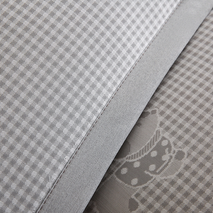 91家纺网 家纺一手货源 找家纺 小牛席业 2026新款腊肠狗格纹提花冰丝夏凉枕套单枕套枕套单件 灰色