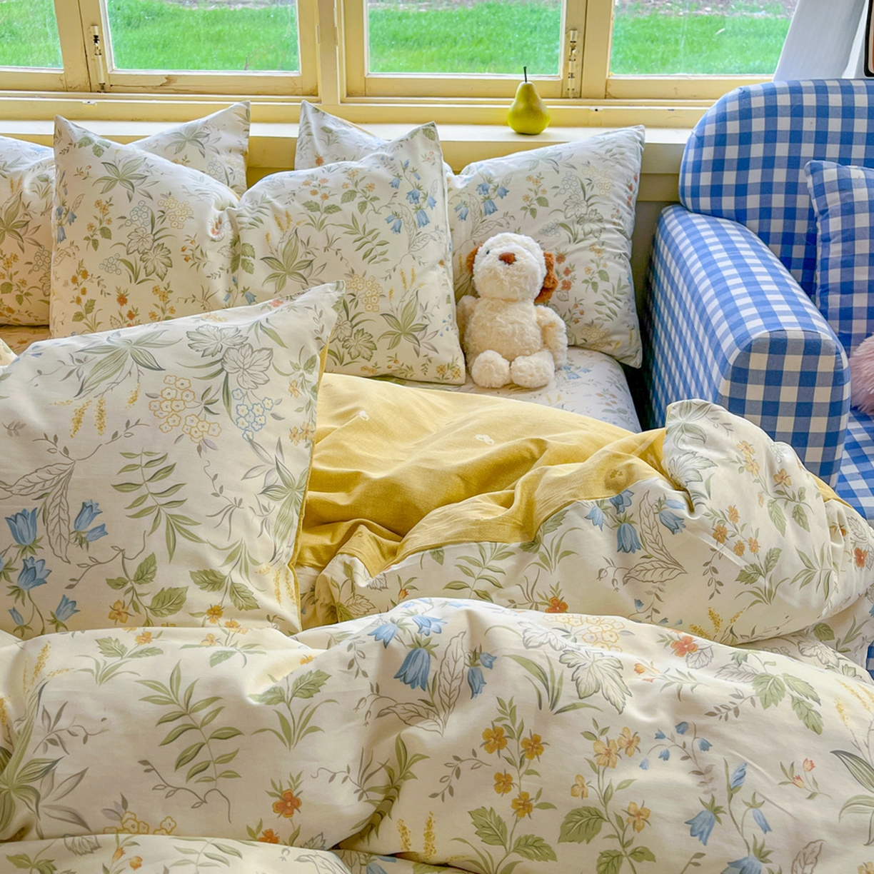 91家纺网 家纺一手货源 找家纺 简约家纺 2026新款全棉斜纹12868四件套系列 晚风私语