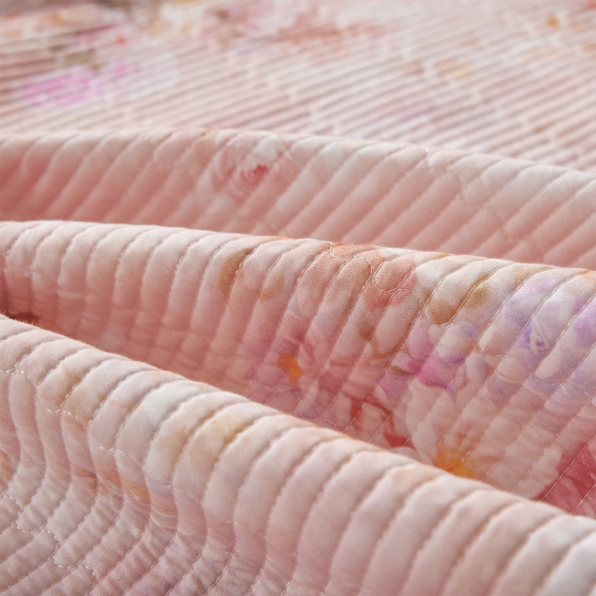 91家纺网 家纺一手货源 找家纺 元元家居（元元被业） 2026新款全棉纯棉13372系列夹棉枕套单件枕套单品单枕套-印花款 芳菲