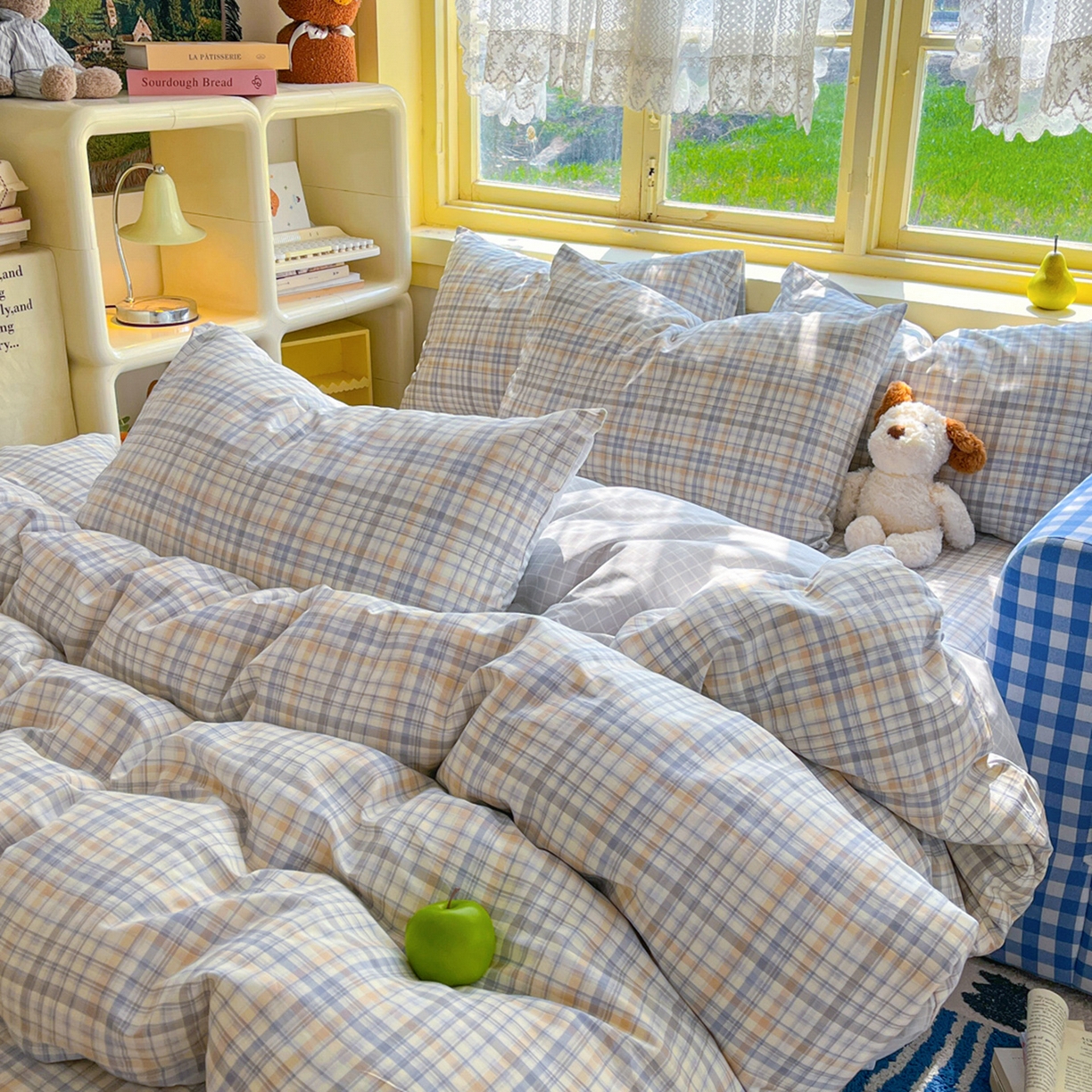 91家纺网 家纺一手货源 找家纺 简约家纺 2026新款全棉斜纹12868四件套系列 颜诺