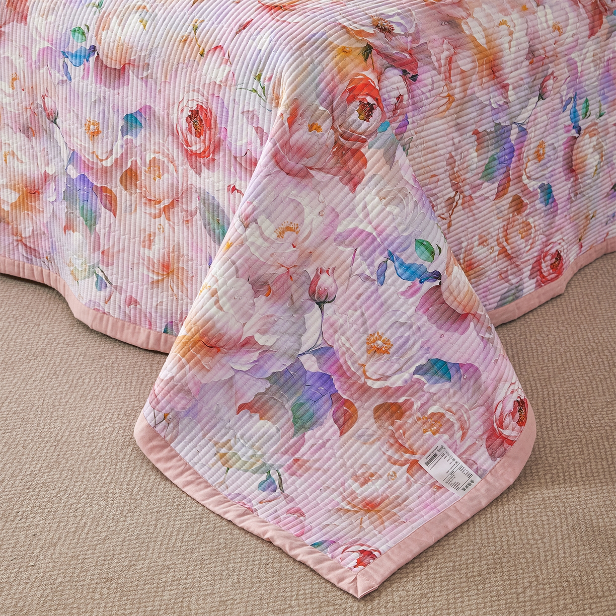 91家纺网 家纺一手货源 找家纺 元元家居（元元被业） 2026新款全棉纯棉13372系列夹棉枕套单件枕套单品单枕套-印花款 凝珠