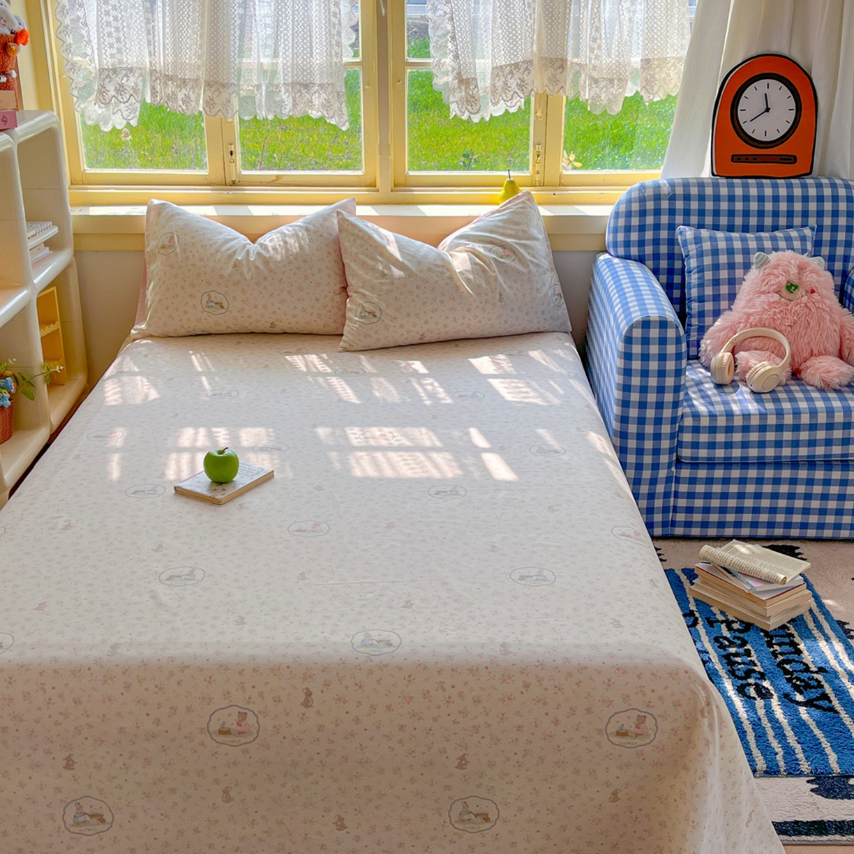 91家纺网 家纺一手货源 找家纺 （总）简约家纺 2026新款全棉斜纹12868四件套单床单系列