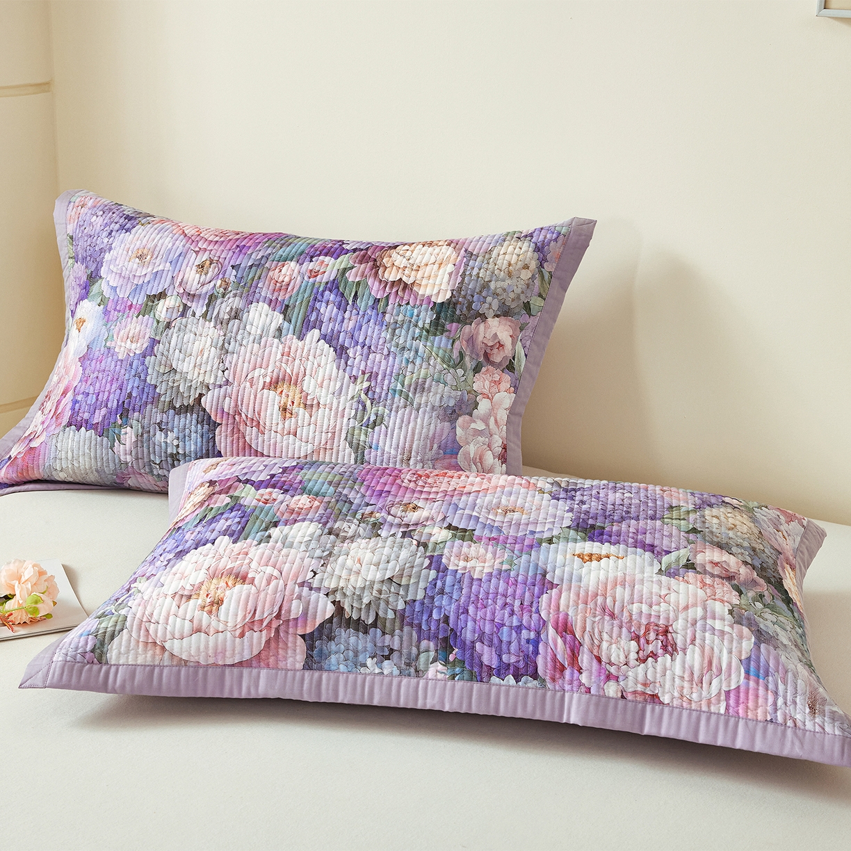 元元家居（元元被业） 2026新款全棉纯棉13372系列夹棉枕套单件枕套单品单枕套-印花款 思思