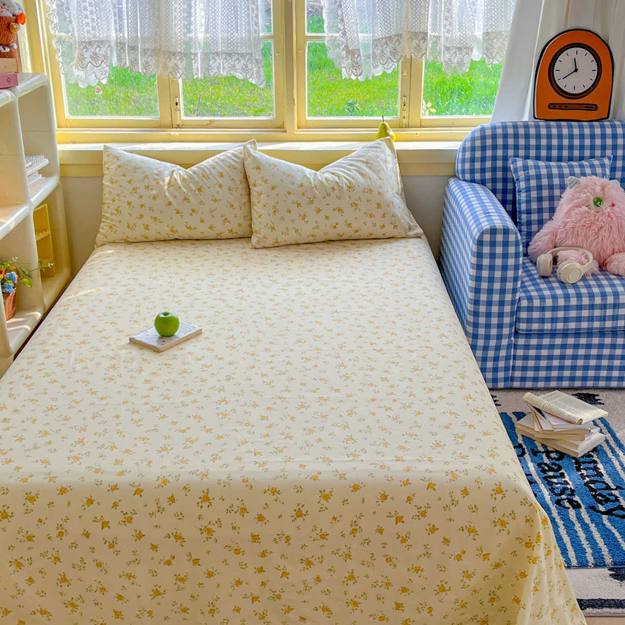 91家纺网 家纺一手货源 找家纺 （总）简约家纺 2026新款全棉斜纹12868四件套单床单系列