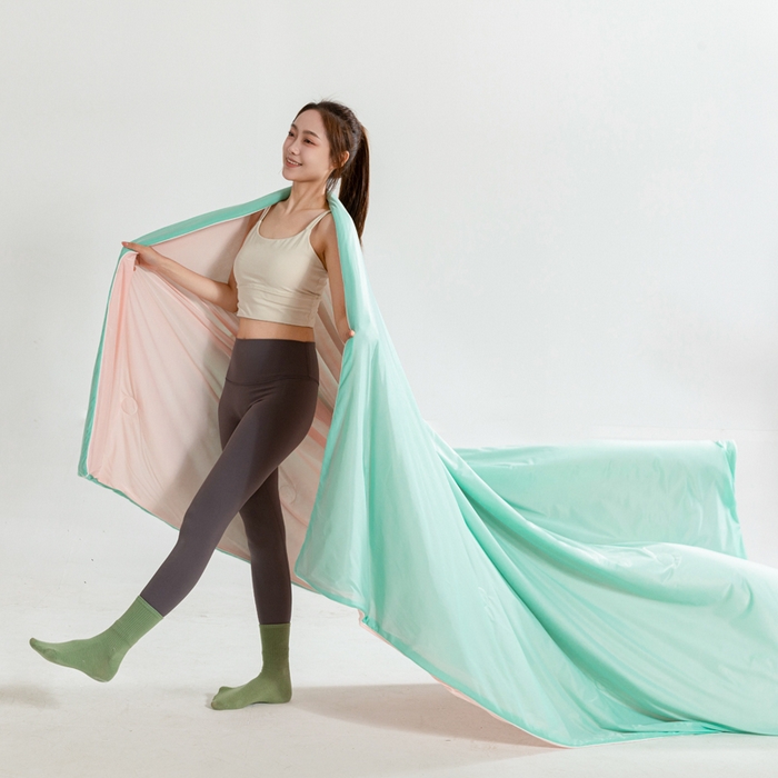 91家纺网 家纺一手货源 找家纺 帕芬鸟家纺 2026新款凉感丝夏被高支高密凉感丝夏被排湿透气凉感丝西瓜夏被 夏日蜜瓜-浅绿配粉