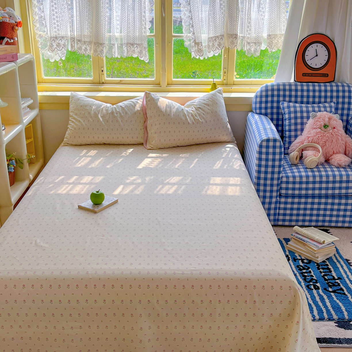 91家纺网 家纺一手货源 找家纺 （总）简约家纺 2026新款全棉斜纹12868四件套单床单系列