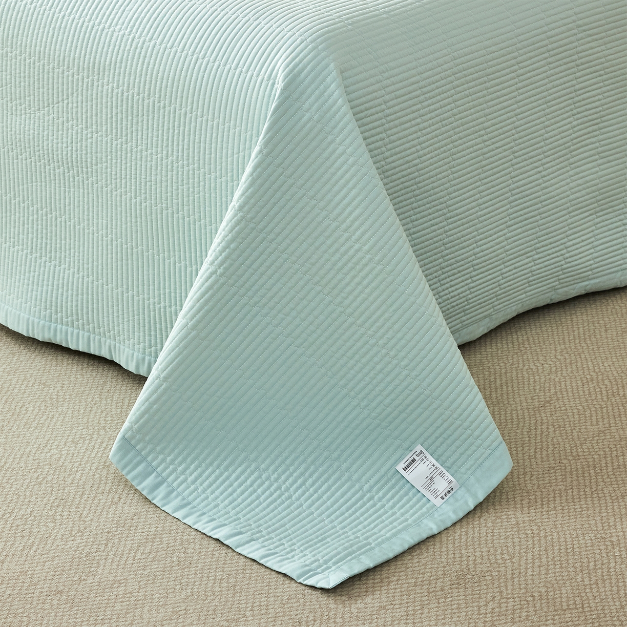 91家纺网 家纺一手货源 找家纺 元元家居（元元被业） 2026新款全棉纯棉13372系列夹棉枕套单件枕套单品单枕套-纯色款 天梦蓝