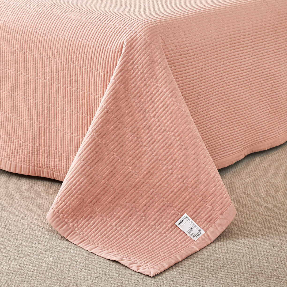 91家纺网 家纺一手货源 找家纺 元元家居（元元被业） 2026新款全棉纯棉13372系列夹棉枕套单件枕套单品单枕套-纯色款 炫彩粉