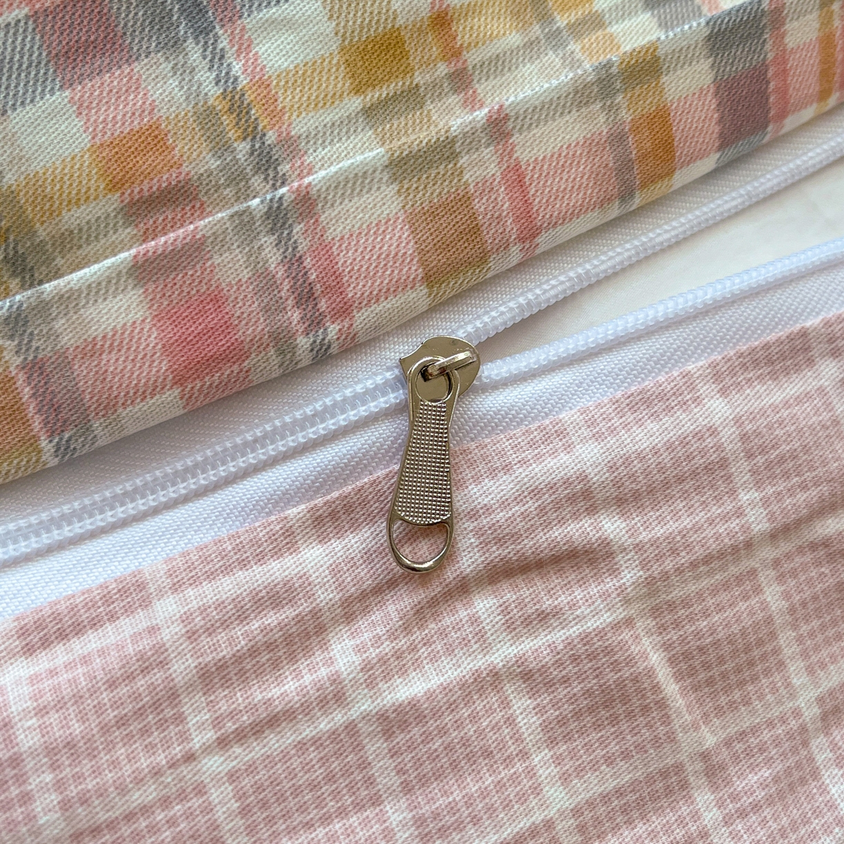 91家纺网 家纺一手货源 找家纺 简约家纺 2026新款全棉斜纹12868四件套单床单系列 歌尔-粉