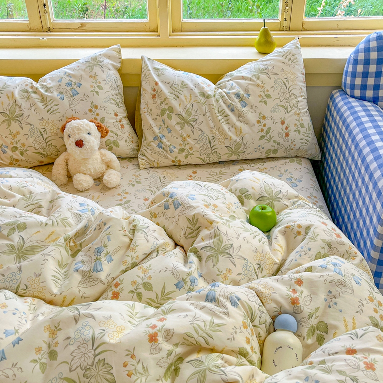 91家纺网 家纺一手货源 找家纺 简约家纺 2026新款全棉斜纹12868四件套单床单系列 晚风私语