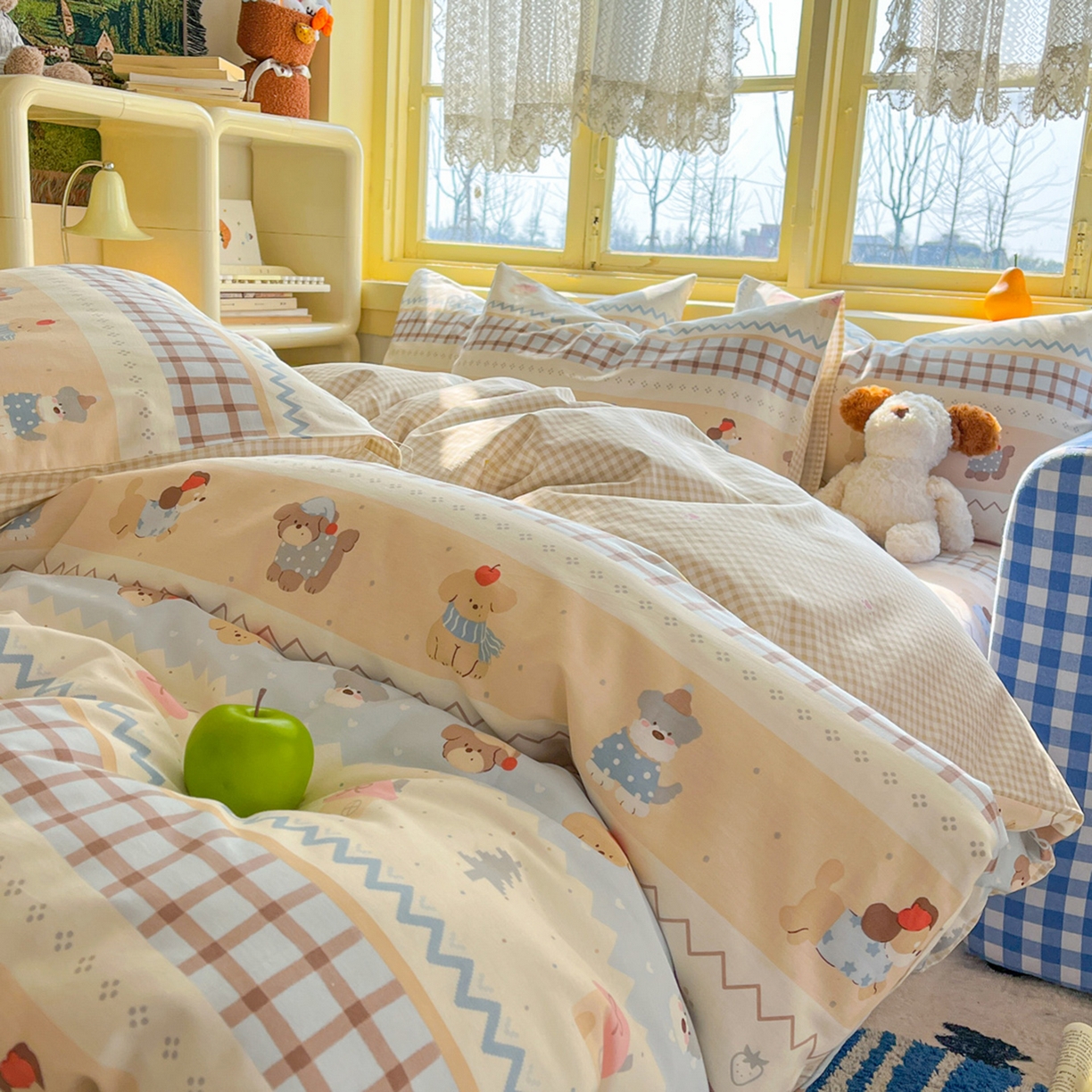 91家纺网 家纺一手货源 找家纺 （总）简约家纺 2026新款全棉斜纹12868单被套系列