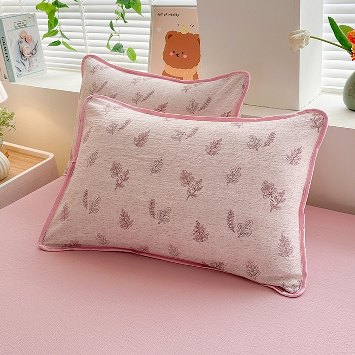 91家纺网 家纺一手货源 找家纺 （总）爱洛家纺 2026新款印花皱皱纱四件套